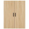 Skříň highboard dub sonoma 69,5 x 34 x 180 cm kompozitní dřevo 3195798