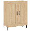 Skříň highboard dub sonoma 69,5 x 34 x 180 cm kompozitní dřevo 3195798