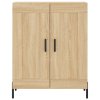 Skříň highboard dub sonoma 69,5 x 34 x 180 cm kompozitní dřevo 3195798