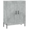 Skříň highboard betonově šedá 69,5x34x180 cm kompozitní dřevo 3195799