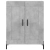 Skříň highboard betonově šedá 69,5x34x180 cm kompozitní dřevo 3195799