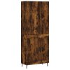 Skříň highboard kouřový dub 69,5 x 34 x 180 cm kompozitní dřevo 3195808