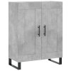 Skříň highboard betonově šedá 69,5x34x180 cm kompozitní dřevo 3195815