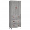 Skříň highboard šedá sonoma 69,5 x 34 x 180 cm kompozitní dřevo 3195825