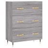 Skříň highboard šedá sonoma 69,5 x 34 x 180 cm kompozitní dřevo 3195833