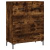 Skříň highboard kouřový dub 69,5 x 34 x 180 cm kompozitní dřevo 3195848