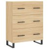 Skříň highboard dub sonoma 69,5 x 34 x 180 cm kompozitní dřevo 3195870