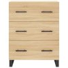 Skříň highboard dub sonoma 69,5 x 34 x 180 cm kompozitní dřevo 3195870