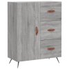 Skříň highboard šedá sonoma 69,5 x 34 x 180 cm kompozitní dřevo 3195881