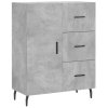 Skříň highboard betonově šedá 69,5x34x180 cm kompozitní dřevo 3195919
