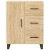 Skříň highboard dub sonoma 69,5 x 34 x 180 cm kompozitní dřevo 3195926