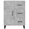 Skříň highboard betonově šedá 69,5x34x180 cm kompozitní dřevo 3195927