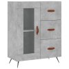 Skříň highboard betonově šedá 69,5x34x180 cm kompozitní dřevo 3195935