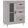 Skříň highboard šedá sonoma 69,5 x 34 x 180 cm kompozitní dřevo 3195937