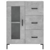 Skříň highboard betonově šedá 69,5x34x180 cm kompozitní dřevo 3195959
