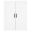 Skříň highboard bílá 69,5 x 34 x 180 cm kompozitní dřevo 3195963
