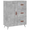 Skříň highboard betonově šedá 69,5x34x180 cm kompozitní dřevo 3195991