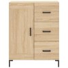 Skříň highboard dub sonoma 69,5 x 34 x 180 cm kompozitní dřevo 3196014
