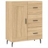 Skříň highboard dub sonoma 69,5 x 34 x 180 cm kompozitní dřevo 3196030