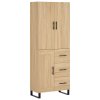 Skříň highboard dub sonoma 69,5 x 34 x 180 cm kompozitní dřevo 3196038