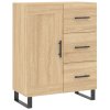 Skříň highboard dub sonoma 69,5 x 34 x 180 cm kompozitní dřevo 3196038
