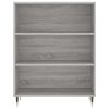Skříň highboard šedá sonoma 69,5 x 34 x 180 cm kompozitní dřevo 3196057