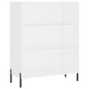 Skříň highboard bílá 69,5 x 34 x 180 cm kompozitní dřevo 3196075