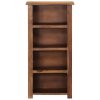 Regál na knihy 50 x 30 x 100 cm masivní dřevo 247717