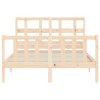 Rám postele s čelem Small Double masivní dřevo 3192981