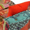 3místný modulární pouf patchwork textil 244983