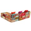 3místný modulární pouf patchwork textil 244983