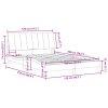 Rám postele bez matrace Hanko růžový 120 x 200 cm samet 3207842