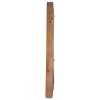 Nástěnné zrcadlo 40 cm teak kulaté 288805
