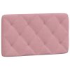 Postel s matrací růžová 90 x 200 cm samet 3208639