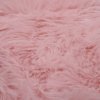 Koberec 60 x 90 cm umělá ovčí kůže růžový 284711