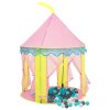 Dětský stan na hraní s 250 míčky růžový 100x100x127 cm 3107746