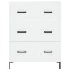 Skříň highboard bílá 69,5 x 34 x 180 cm kompozitní dřevo 3198401