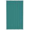 Střešní panely 36 ks pozinkovaná ocel zelené 80 x 45 cm 317200
