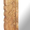 Zrcadlo 80 x 50 cm masivní mangovníkové dřevo 321636