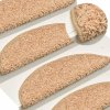 Schodové rohože 15 ks 65 x 21 x 4 cm zlaté, půlkulaté, velké 322379