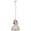 Industriální závěsné svítidlo 25 W stříbrné kulaté 30 cm E27 320530