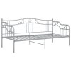 Rám postele/pohovky šedý kovový 90 x 200 cm 324763