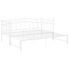 Rám vysouvací postele/pohovky bílý kovový 90 x 200 cm 324783