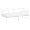 Rám vysouvací postele/pohovky bílý kovový 90 x 200 cm 324783
