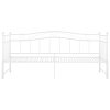 Rám vysouvací postele/pohovky bílý kovový 90 x 200 cm 324783