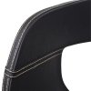 Jídelní židle 6 ks černé ohýbané dřevo a umělá kůže 271950