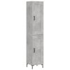 Skříň highboard betonově šedá 34,5x34x180 cm kompozitní dřevo 3200453