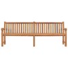 Zahradní lavice 228 cm masivní teakové dřevo 316640