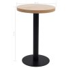Bistro stolek světle hnědý 50 cm MDF 286418