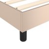 Rám postele s boxspringem cappuccino 100x200 cm umělá kůže 3121034
